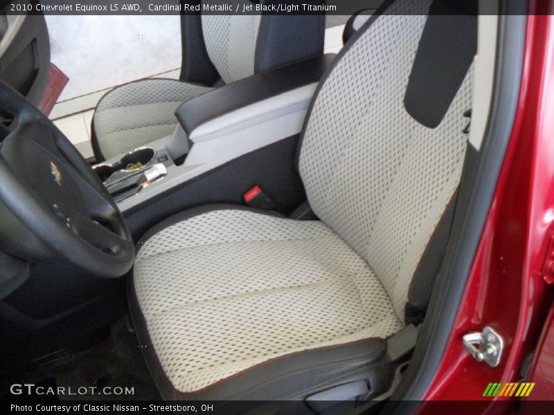 Cardinal Red Metallic / Jet Black/Light Titanium 2010 Chevrolet Equinox LS AWD