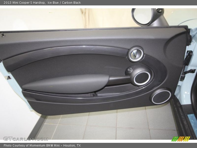 Ice Blue / Carbon Black 2013 Mini Cooper S Hardtop