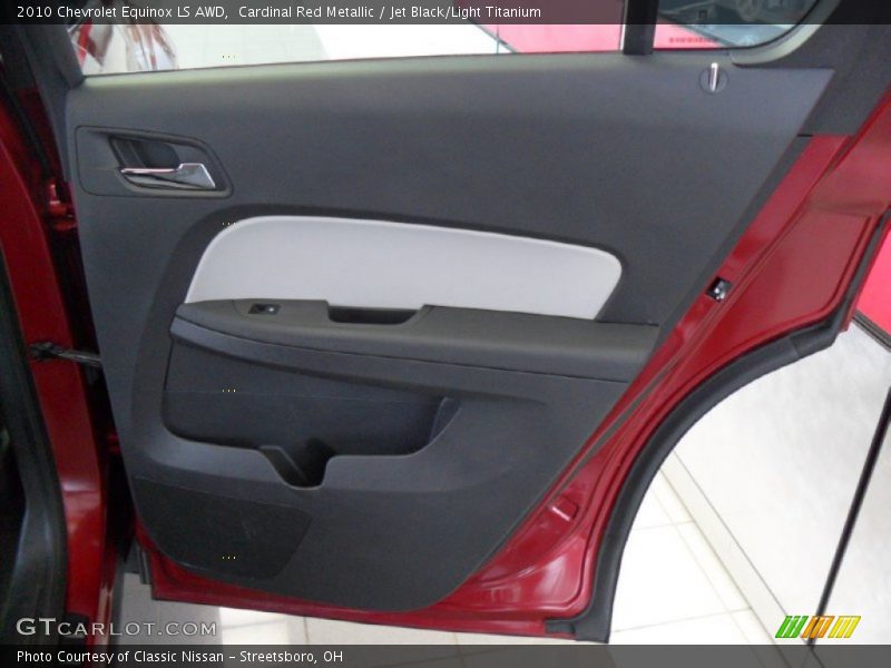 Cardinal Red Metallic / Jet Black/Light Titanium 2010 Chevrolet Equinox LS AWD