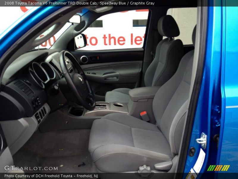 Speedway Blue / Graphite Gray 2008 Toyota Tacoma V6 PreRunner TRD Double Cab