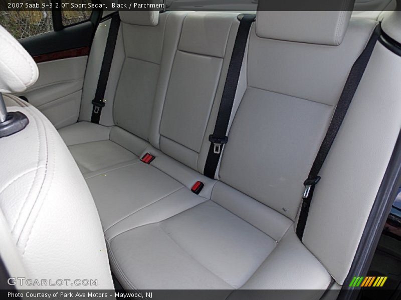 Rear Seat of 2007 9-3 2.0T Sport Sedan