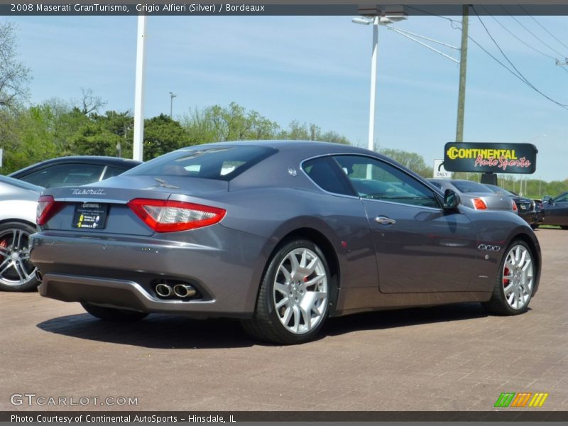 Grigio Alfieri (Silver) / Bordeaux 2008 Maserati GranTurismo