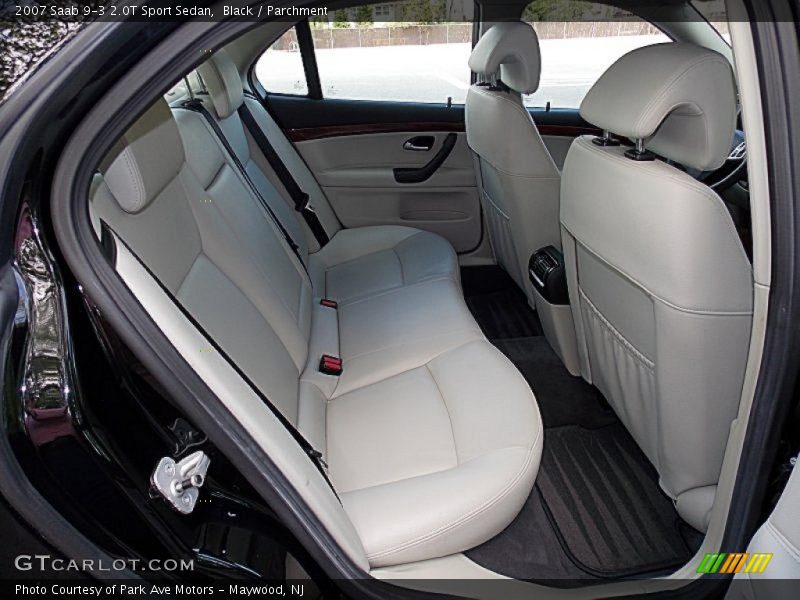 Rear Seat of 2007 9-3 2.0T Sport Sedan