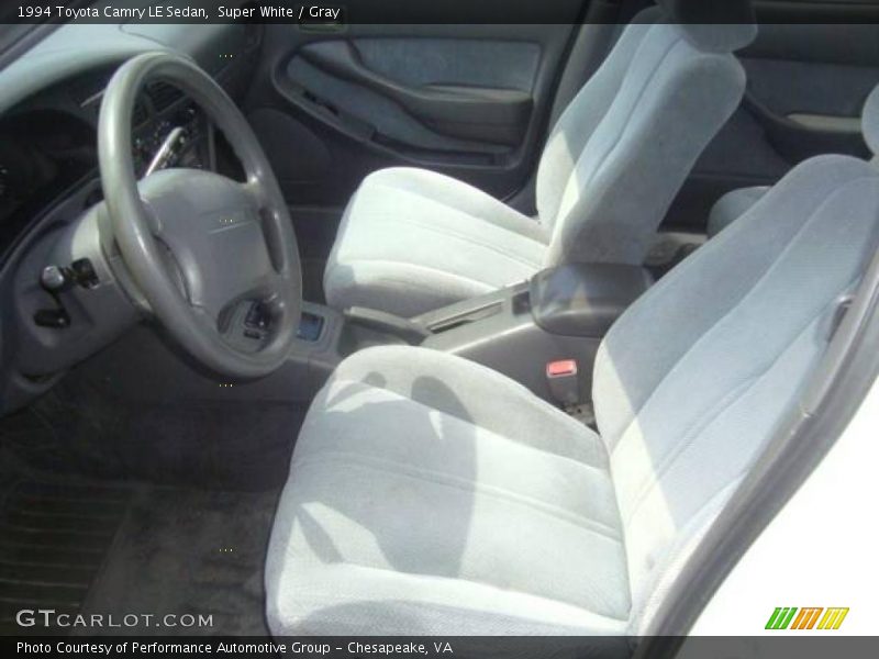 Super White / Gray 1994 Toyota Camry LE Sedan