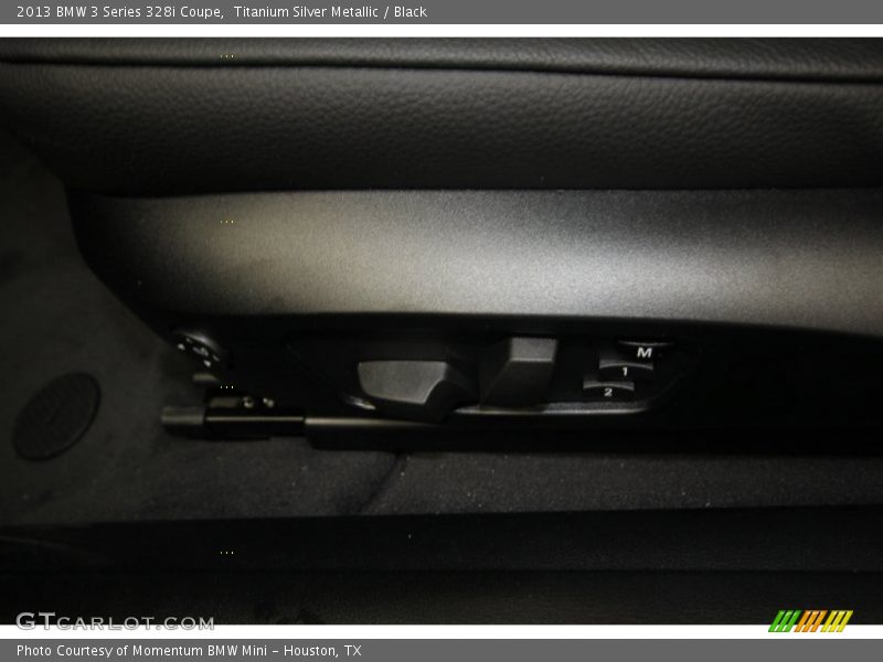 Titanium Silver Metallic / Black 2013 BMW 3 Series 328i Coupe
