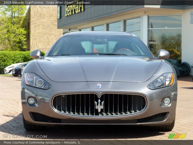 Grigio Alfieri (Silver) / Bordeaux 2008 Maserati GranTurismo