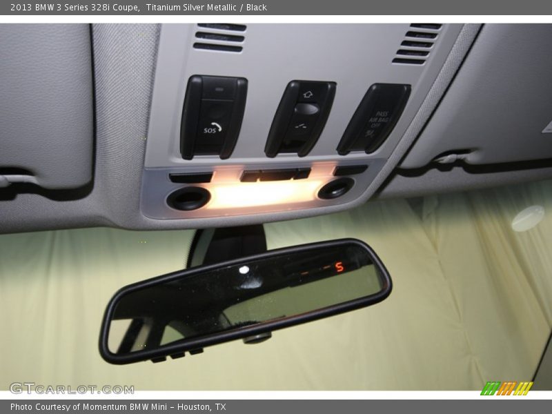 Titanium Silver Metallic / Black 2013 BMW 3 Series 328i Coupe