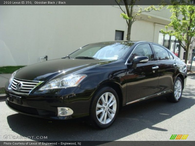 Obsidian Black / Black 2010 Lexus ES 350