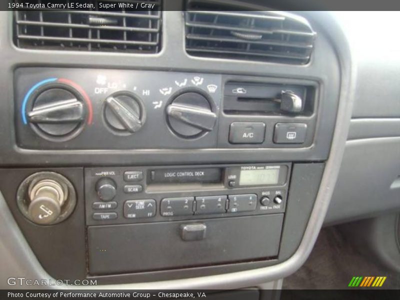 Super White / Gray 1994 Toyota Camry LE Sedan