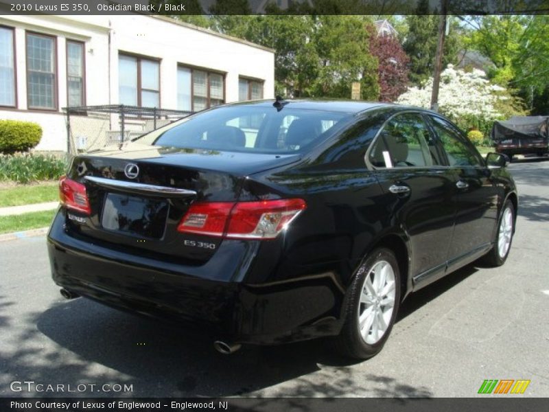 Obsidian Black / Black 2010 Lexus ES 350