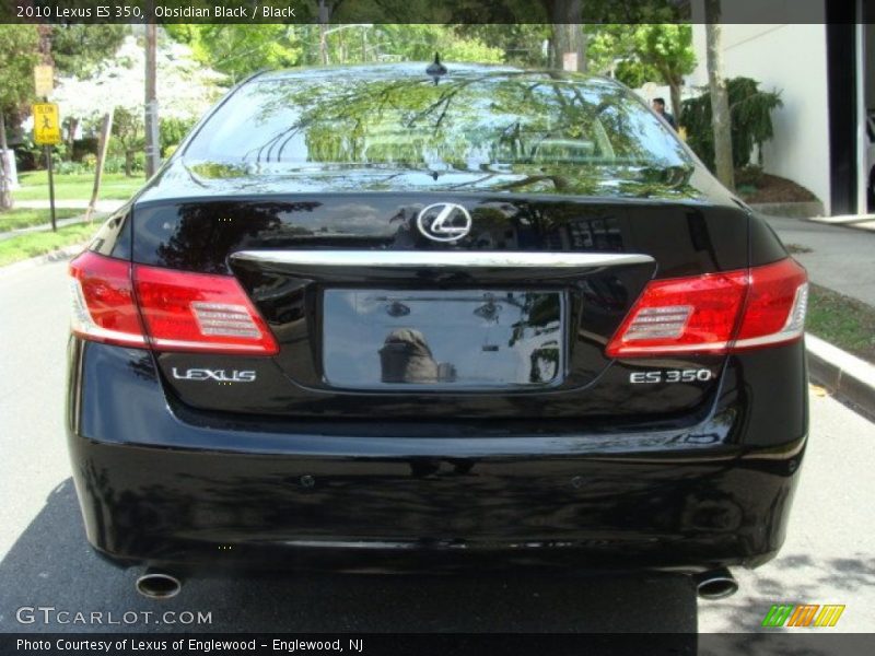 Obsidian Black / Black 2010 Lexus ES 350