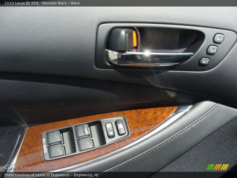 Obsidian Black / Black 2010 Lexus ES 350