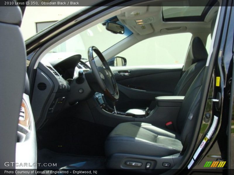 Obsidian Black / Black 2010 Lexus ES 350