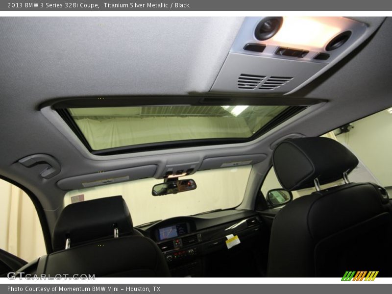 Titanium Silver Metallic / Black 2013 BMW 3 Series 328i Coupe
