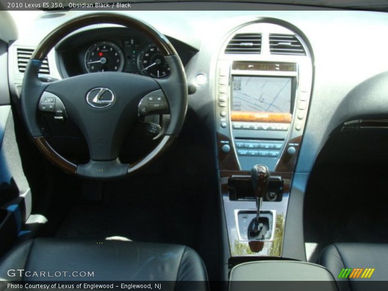 Obsidian Black / Black 2010 Lexus ES 350