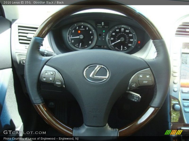 Obsidian Black / Black 2010 Lexus ES 350