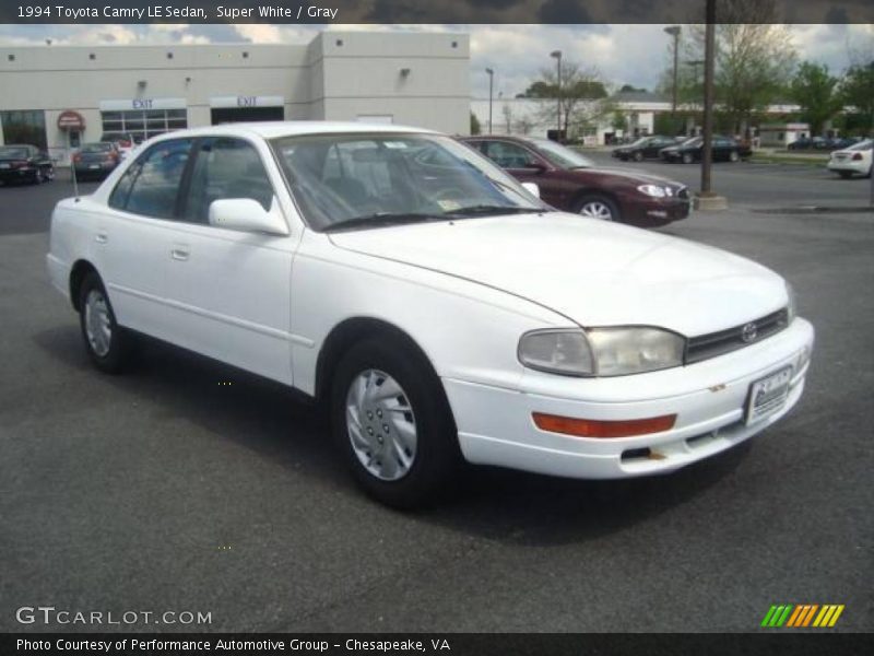 Super White / Gray 1994 Toyota Camry LE Sedan