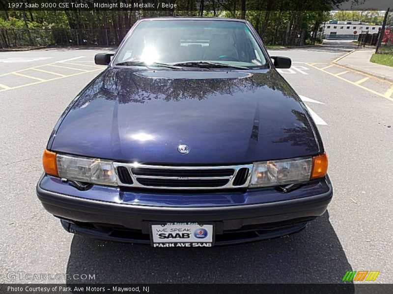 Midnight Blue Metallic / Beige 1997 Saab 9000 CSE Turbo