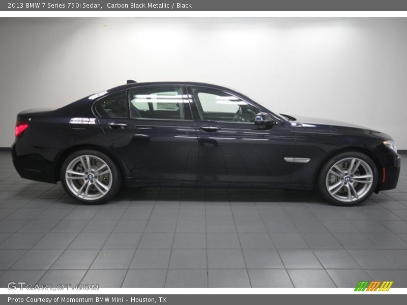 Carbon Black Metallic / Black 2013 BMW 7 Series 750i Sedan
