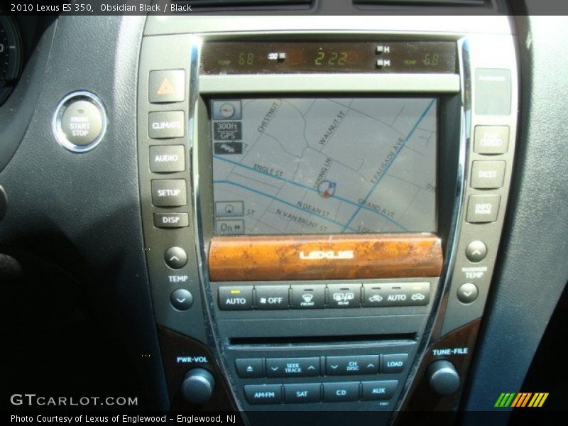 Obsidian Black / Black 2010 Lexus ES 350