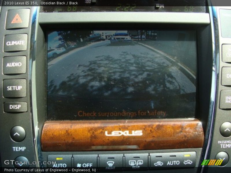 Obsidian Black / Black 2010 Lexus ES 350