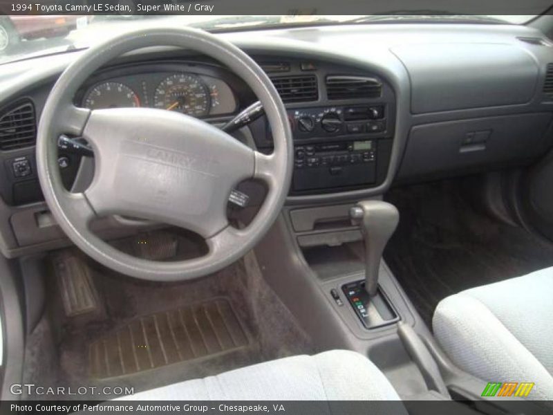 Super White / Gray 1994 Toyota Camry LE Sedan