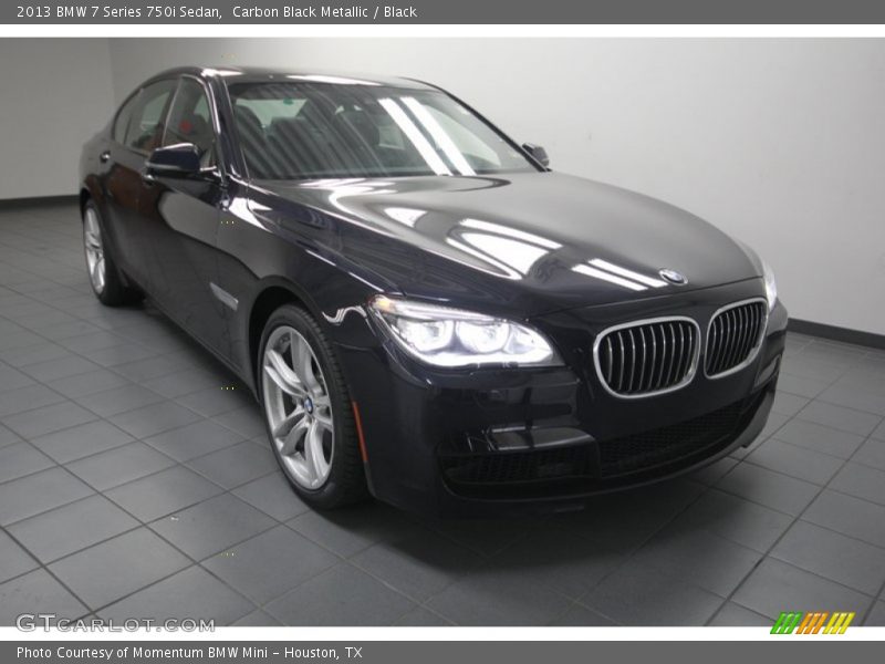 Carbon Black Metallic / Black 2013 BMW 7 Series 750i Sedan