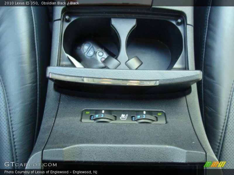 Obsidian Black / Black 2010 Lexus ES 350