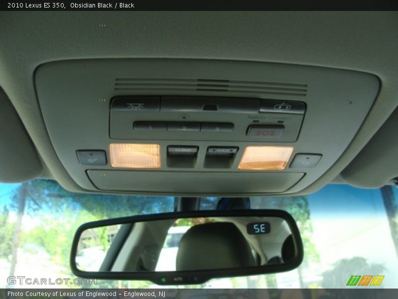 Obsidian Black / Black 2010 Lexus ES 350