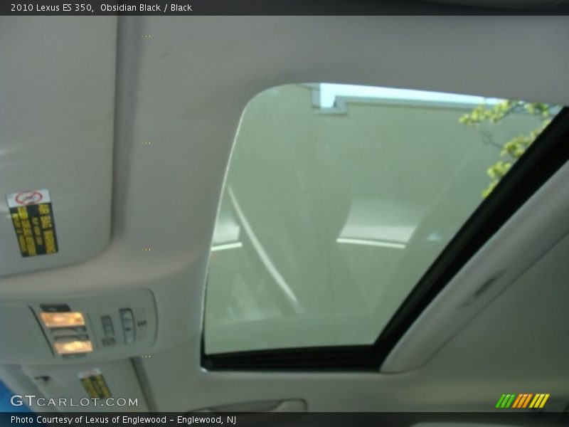 Obsidian Black / Black 2010 Lexus ES 350