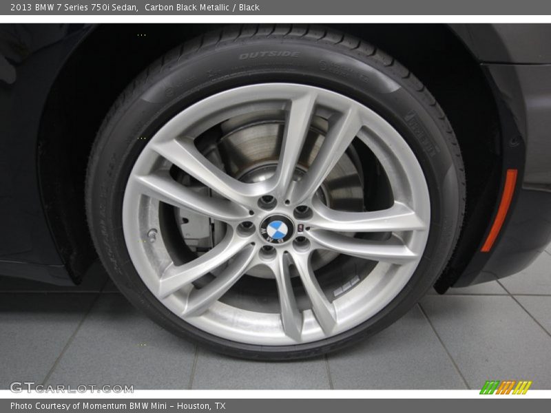 Carbon Black Metallic / Black 2013 BMW 7 Series 750i Sedan
