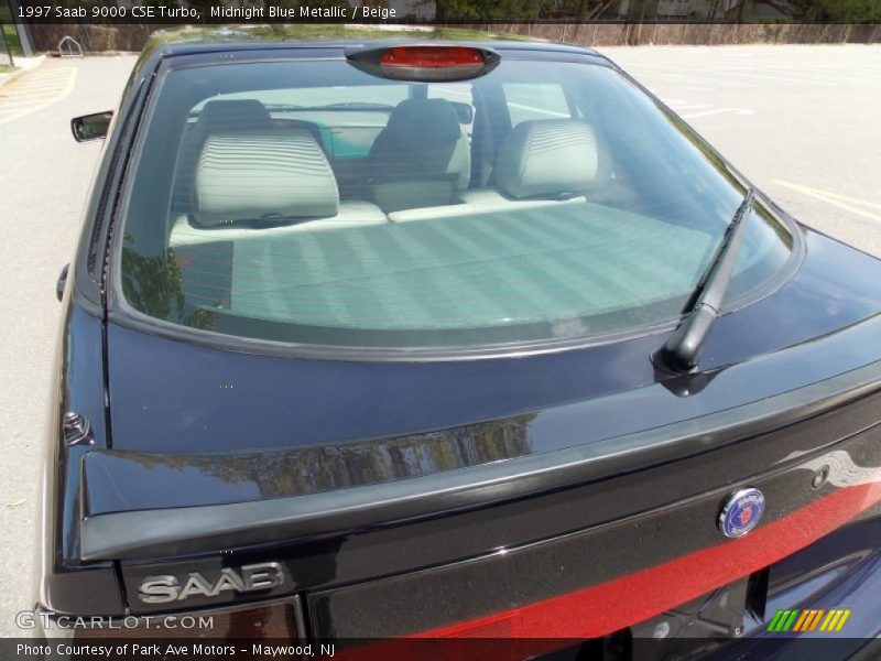 Midnight Blue Metallic / Beige 1997 Saab 9000 CSE Turbo