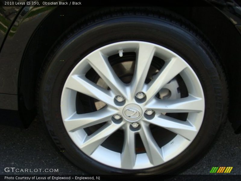 Obsidian Black / Black 2010 Lexus ES 350