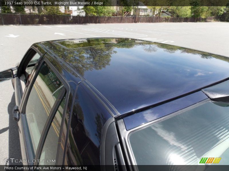 Midnight Blue Metallic / Beige 1997 Saab 9000 CSE Turbo