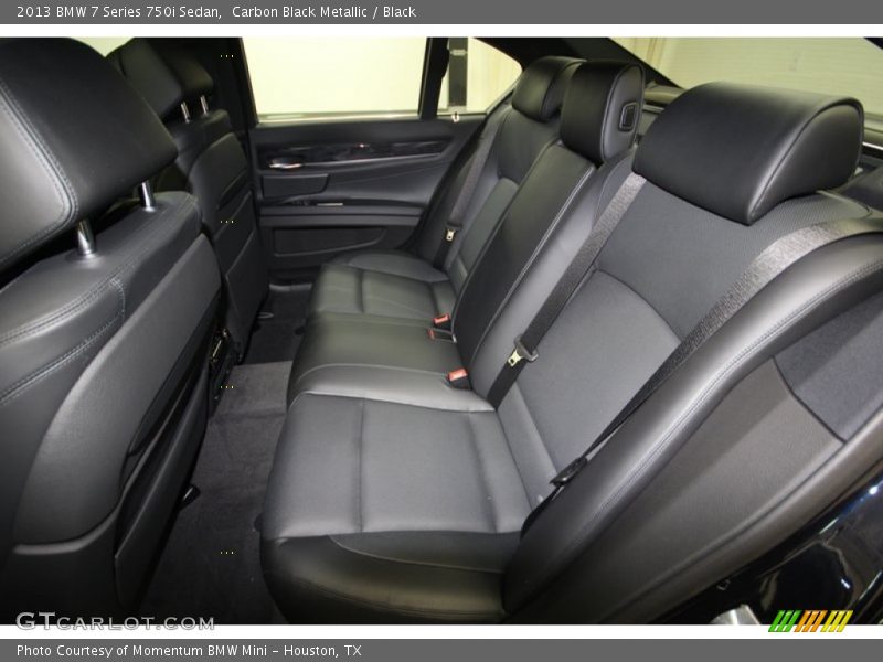 Carbon Black Metallic / Black 2013 BMW 7 Series 750i Sedan