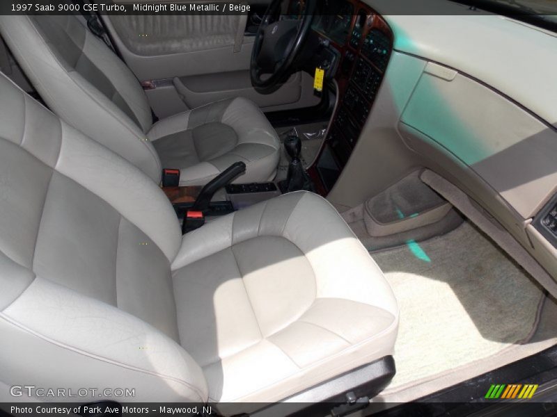 Midnight Blue Metallic / Beige 1997 Saab 9000 CSE Turbo