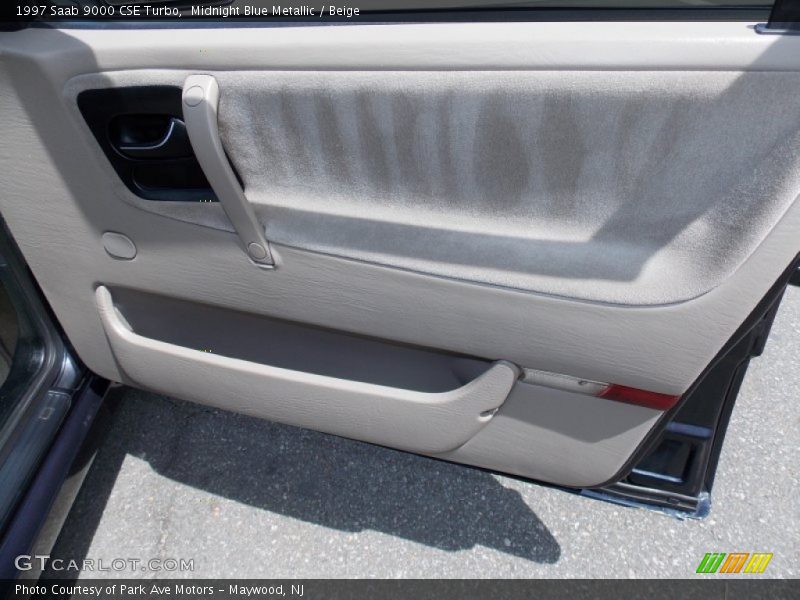 Midnight Blue Metallic / Beige 1997 Saab 9000 CSE Turbo