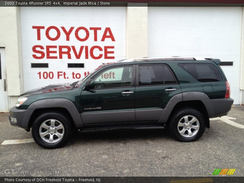 Imperial Jade Mica / Stone 2003 Toyota 4Runner SR5 4x4