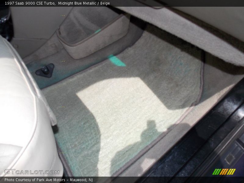 Midnight Blue Metallic / Beige 1997 Saab 9000 CSE Turbo