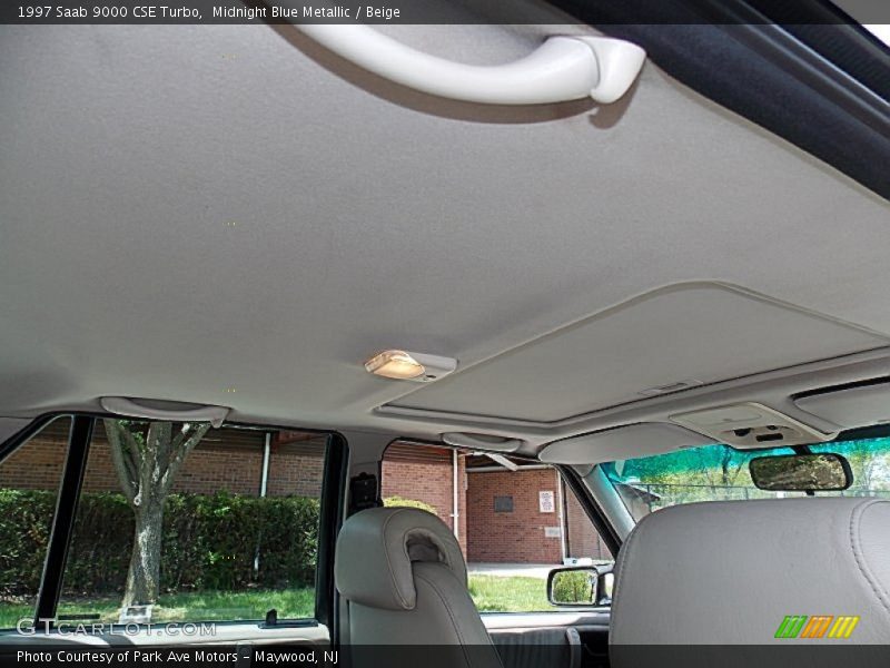 Midnight Blue Metallic / Beige 1997 Saab 9000 CSE Turbo