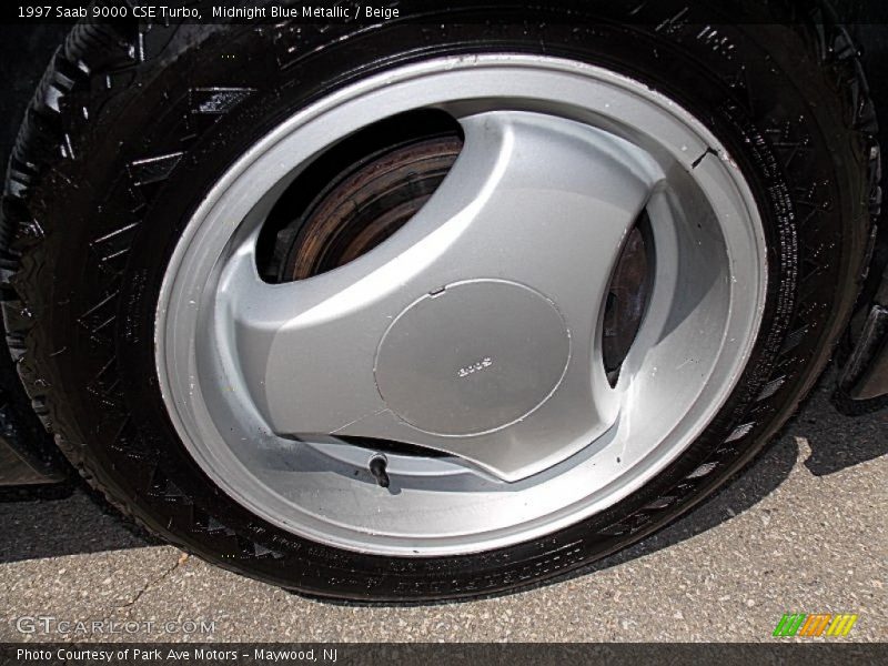 Midnight Blue Metallic / Beige 1997 Saab 9000 CSE Turbo