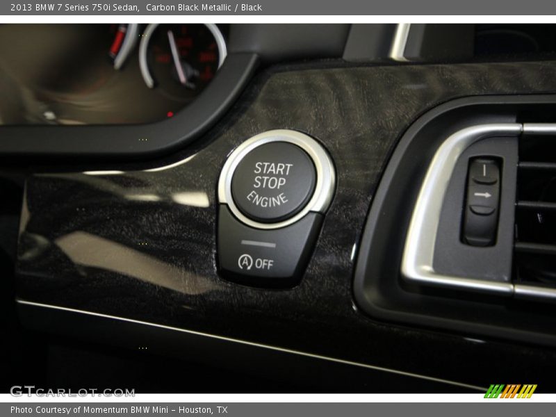 Carbon Black Metallic / Black 2013 BMW 7 Series 750i Sedan