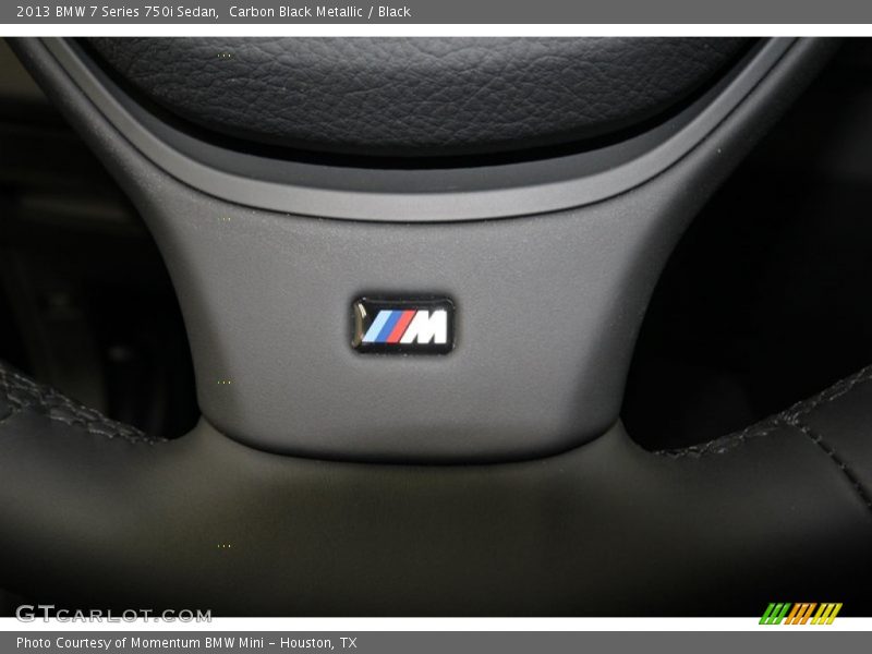 Carbon Black Metallic / Black 2013 BMW 7 Series 750i Sedan