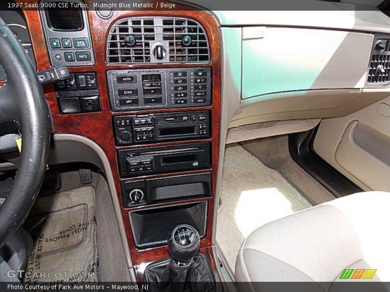 Midnight Blue Metallic / Beige 1997 Saab 9000 CSE Turbo