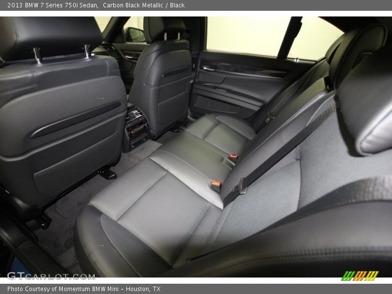 Carbon Black Metallic / Black 2013 BMW 7 Series 750i Sedan