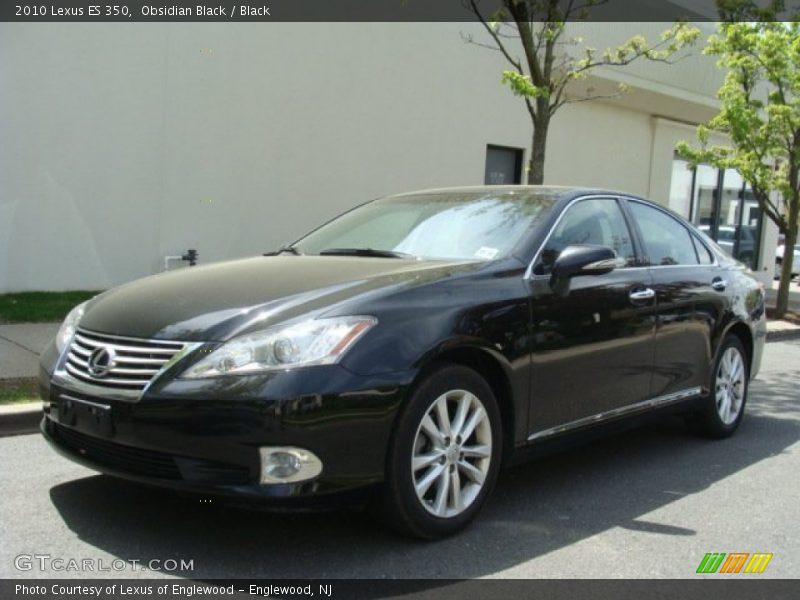 Obsidian Black / Black 2010 Lexus ES 350