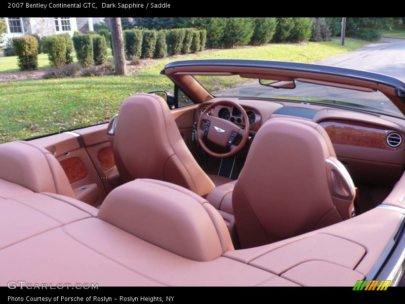 Dark Sapphire / Saddle 2007 Bentley Continental GTC