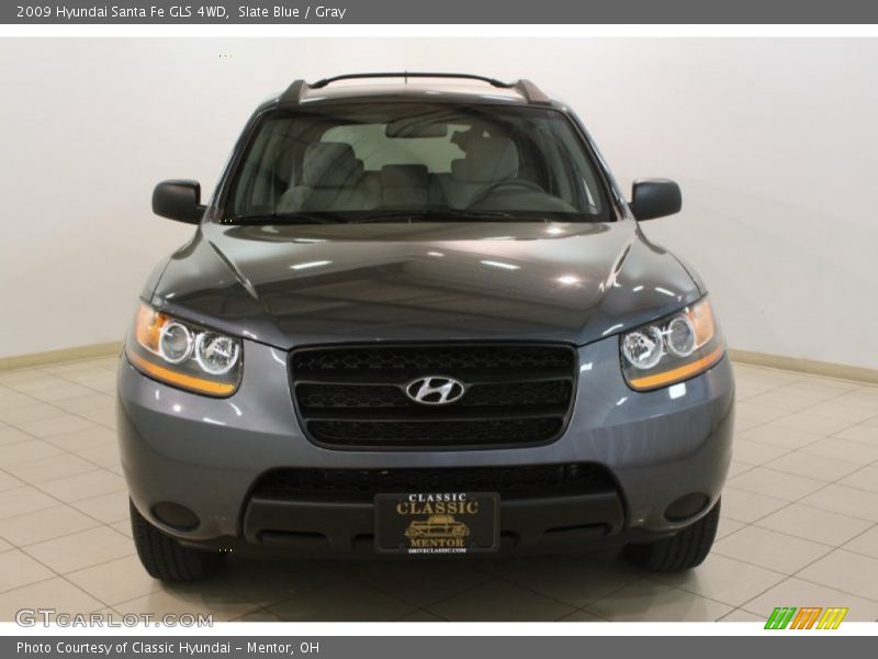 Slate Blue / Gray 2009 Hyundai Santa Fe GLS 4WD