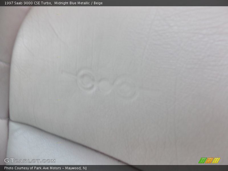 Midnight Blue Metallic / Beige 1997 Saab 9000 CSE Turbo
