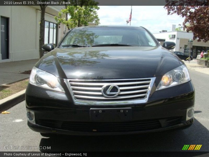 Obsidian Black / Black 2010 Lexus ES 350